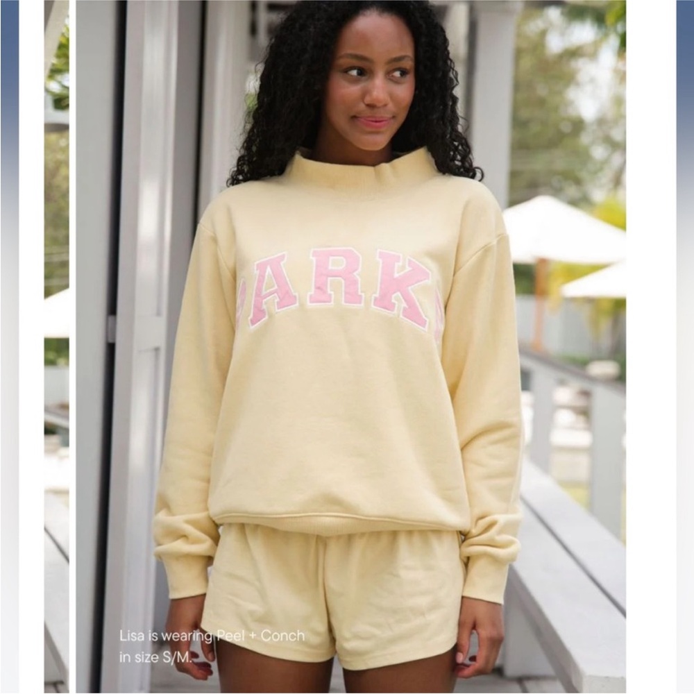 NWT Parke Summerland Heritage Mockneck - L/XL - Peel + Conch